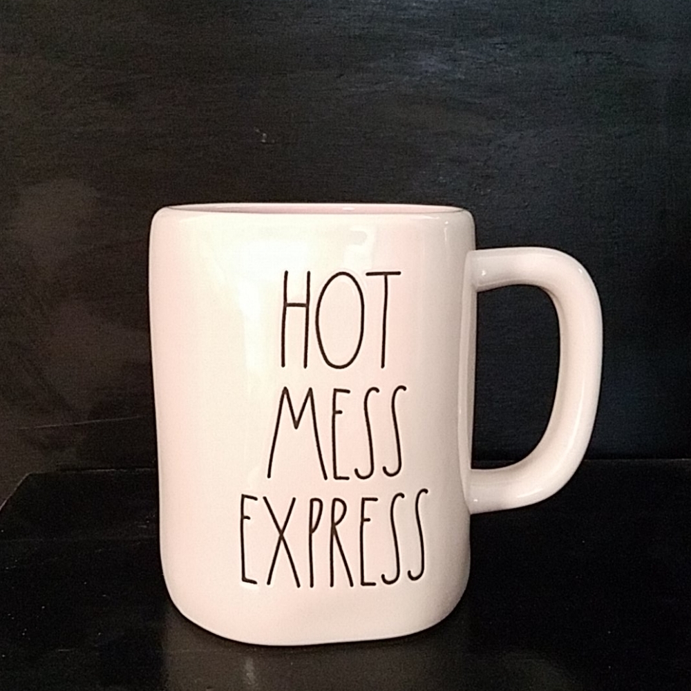 Rae Dunn Hot Mess Express coffee mug